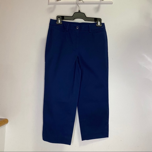 NWOT Talbots Blue Capris Size 2 - Picture 4 of 6